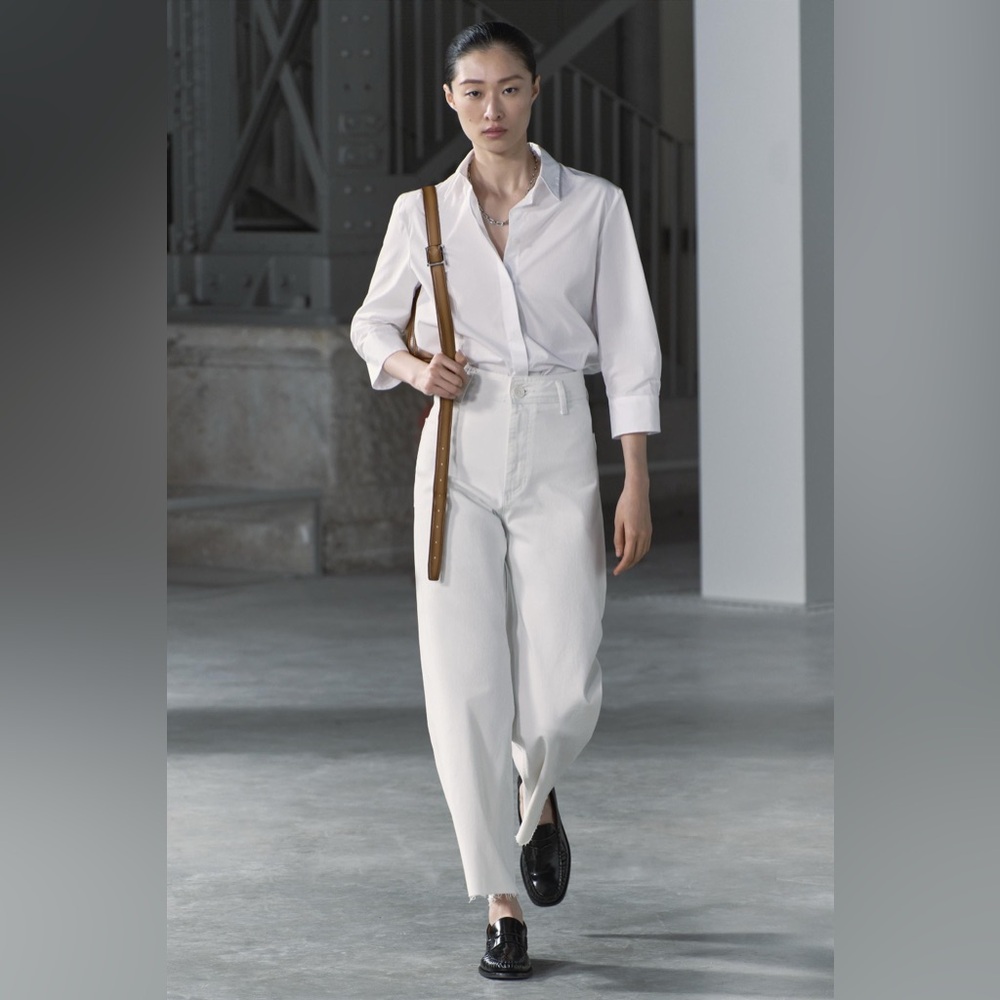 Zara ZW Collection High Waist Marine Jeans